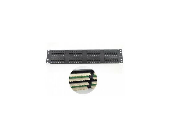 Патч-панель 19" 48хRJ-45 UTP 2U cat.5e Voltronic (09650)