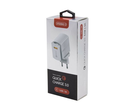 Зарядний пристрій Intaleo TCQ431 (1USB3A) (white) (1283126481123), зображення 2 Зарядний пристрій Intaleo TCQ431 (1USB3A) (white) (1283126481123), зображення 2