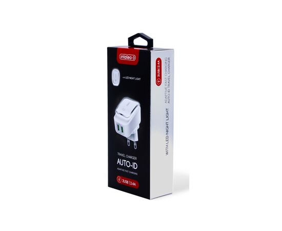 Зарядний пристрій Intaleo TCL242 (2USB2.4A) (white) (1283126481130), зображення 2 Зарядний пристрій Intaleo TCL242 (2USB2.4A) (white) (1283126481130), зображення 2