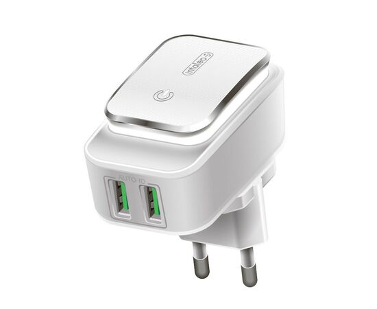 Зарядний пристрій Intaleo TCL242 (2USB2.4A) (white) (1283126481130)