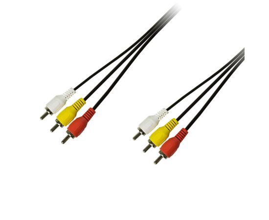 Кабель мультимедійний 3xRCA M - 3xRCA M 1.5m Piko (1283126473951)