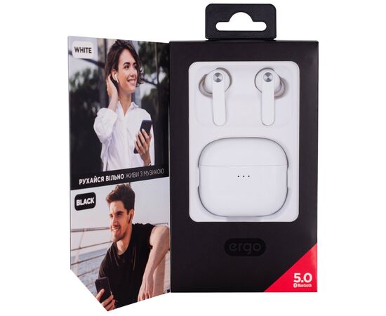 Наушники Ergo BS-700 Sticks 2 White, изображение 8 Наушники Ergo BS-700 Sticks 2 White, изображение 8