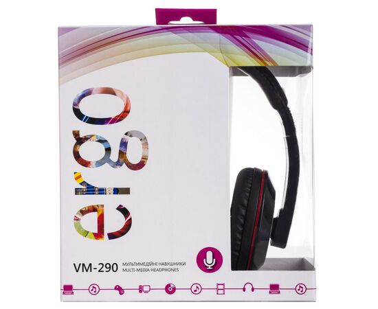 Наушники Ergo VM-290 Black, изображение 2