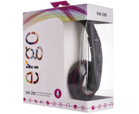 Наушники Ergo VM-290 Black, изображение 3