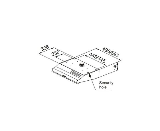 Вытяжка кухонная Pyramida WHX 60 BL, изображение 10 Вытяжка кухонная Pyramida WHX 60 BL, изображение 10