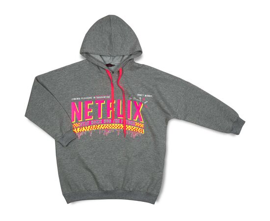 Кофта Monili "NETFLIX" (1020-134G-gray)