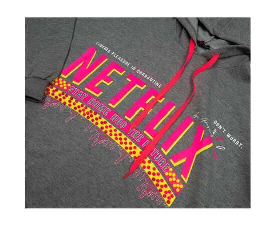 Кофта Monili "NETFLIX" (1020-152G-gray), изображение 3
