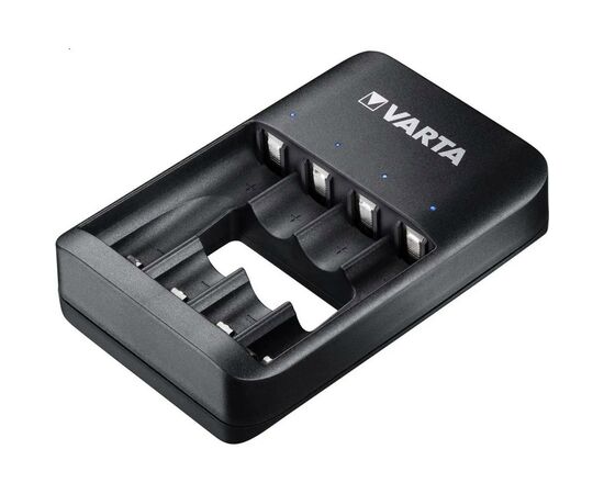 Зарядний пристрій для акумуляторів Varta Value USB Quattro Charger + 4шт. AA 2100 mAh (57652101451), зображення 4 Зарядний пристрій для акумуляторів Varta Value USB Quattro Charger + 4шт. AA 2100 mAh (57652101451), зображення 4