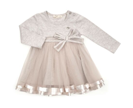 Платье Breeze с фатиновой юбкой (12302-98G-beige)