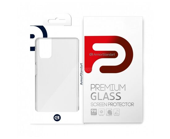 Чохол до мобільного телефона Armorstandart Huawei P Smart 2021 + Full Glue Glass (ARM58058), зображення 2