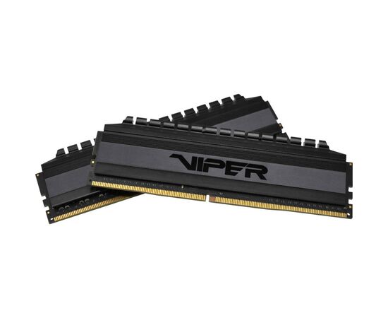 Модуль памяти для компьютера DDR4 32GB (2x16GB) 3200 MHz Viper 4 Blackout Patriot (PVB432G320C6K), изображение 2 Модуль памяти для компьютера DDR4 32GB (2x16GB) 3200 MHz Viper 4 Blackout Patriot (PVB432G320C6K), изображение 2