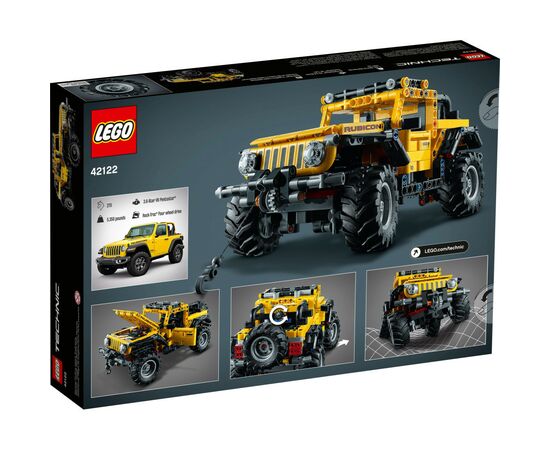 Конструктор LEGO Technic Jeep Wrangler 665 деталей (42122), изображение 9 Конструктор LEGO Technic Jeep Wrangler 665 деталей (42122), изображение 9