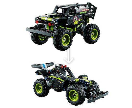 Конструктор LEGO Technic Monster Jam Grave Digger 212 деталей (42118), изображение 5 Конструктор LEGO Technic Monster Jam Grave Digger 212 деталей (42118), изображение 5