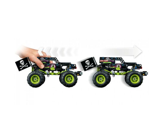 Конструктор LEGO Technic Monster Jam Grave Digger 212 деталей (42118), изображение 6 Конструктор LEGO Technic Monster Jam Grave Digger 212 деталей (42118), изображение 6