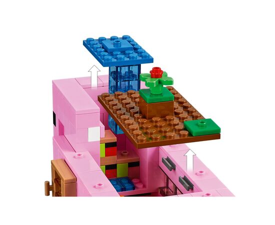 Конструктор LEGO Minecraft Будинок-свиня 490 деталей (21170), зображення 6 Конструктор LEGO Minecraft Будинок-свиня 490 деталей (21170), зображення 6