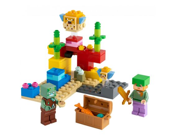Конструктор LEGO Minecraft Кораловий риф 92 деталі (21164), зображення 2 Конструктор LEGO Minecraft Кораловий риф 92 деталі (21164), зображення 2