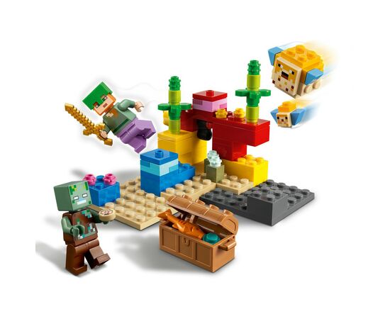 Конструктор LEGO Minecraft Кораловий риф 92 деталі (21164), зображення 3 Конструктор LEGO Minecraft Кораловий риф 92 деталі (21164), зображення 3