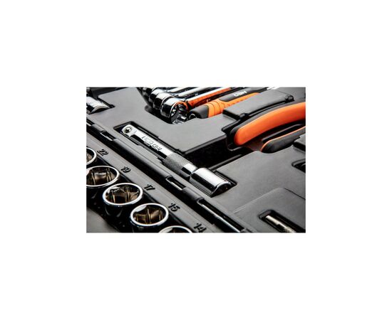 Набор инструментов Neo Tools 100 ед., 1/4 ", 1/2", CrV, кейс (08-920), изображение 6 Набор инструментов Neo Tools 100 ед., 1/4 ", 1/2", CrV, кейс (08-920), изображение 6