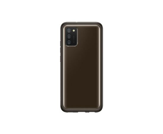 Чехол для моб. телефона Samsung Soft Clear Cover Galaxy A02s (A025) Black (EF-QA025TBEGRU), изображение 2 Чехол для моб. телефона Samsung Soft Clear Cover Galaxy A02s (A025) Black (EF-QA025TBEGRU), изображение 2