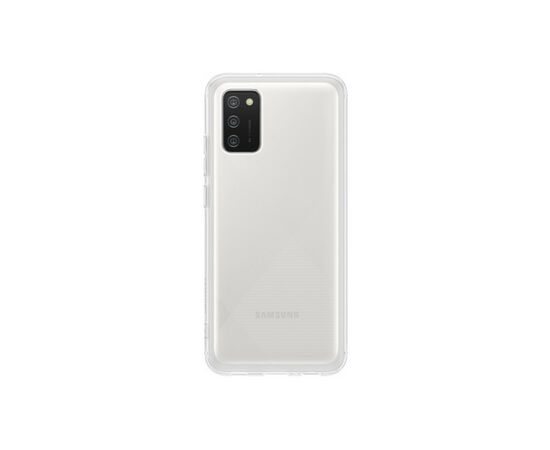 Чехол для моб. телефона Samsung Soft Clear Cover Galaxy A02s (A025) Transparent (EF-QA025TTEGRU), изображение 2 Чехол для моб. телефона Samsung Soft Clear Cover Galaxy A02s (A025) Transparent (EF-QA025TTEGRU), изображение 2