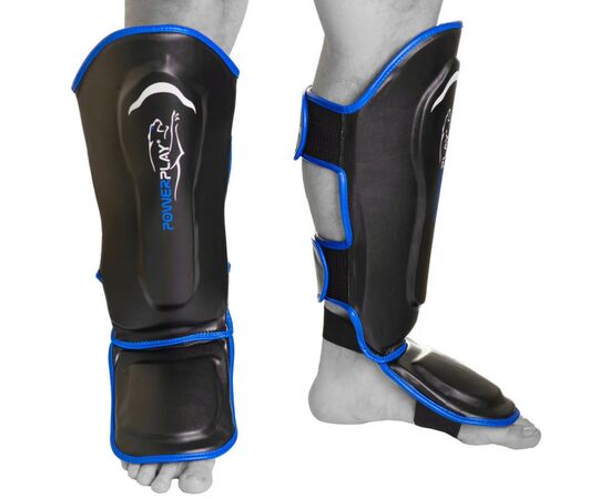 Защита голени и стопы PowerPlay 3052 XL Black/Blue (PP_3052_XL_Black_Blue), изображение 2 Защита голени и стопы PowerPlay 3052 XL Black/Blue (PP_3052_XL_Black_Blue), изображение 2