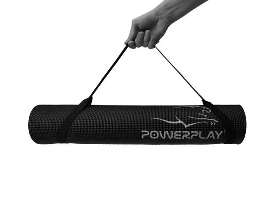 Коврик для фитнеса PowerPlay 4010 173 x 61 x 0.6 см Black (PP_4010_Black_(173*0,6)), изображение 4 Коврик для фитнеса PowerPlay 4010 173 x 61 x 0.6 см Black (PP_4010_Black_(173*0,6)), изображение 4
