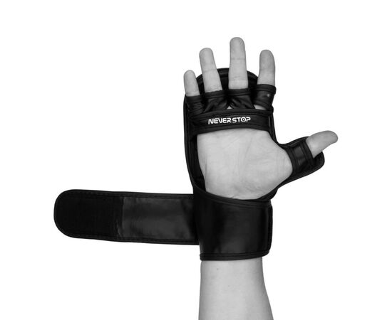 Рукавички для MMA PowerPlay 3026 L Black (PP_3026_L_Black), зображення 5