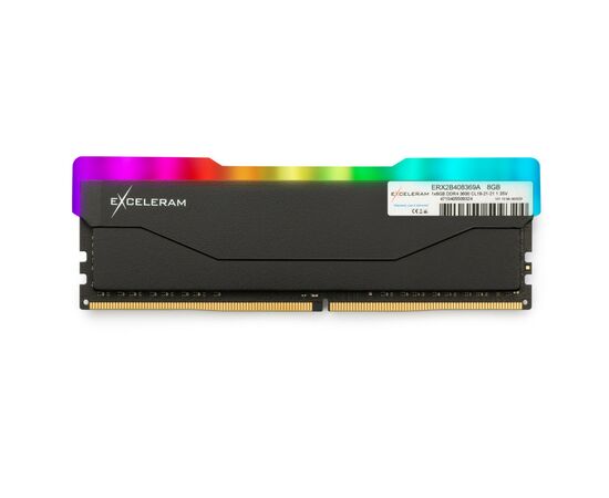 Модуль пам'яті для комп'ютера DDR4 8GB 3600 MHz RGB X2 Series Black eXceleram (ERX2B408369A)