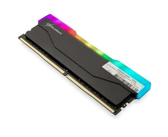 Модуль пам'яті для комп'ютера DDR4 16GB 3600 MHz RGB X2 Series Black eXceleram (ERX2B416369C), зображення 2 Модуль пам'яті для комп'ютера DDR4 16GB 3600 MHz RGB X2 Series Black eXceleram (ERX2B416369C), зображення 2