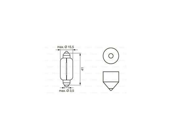 Автолампа Bosch 21W (1 987 302 230), изображение 5 Автолампа Bosch 21W (1 987 302 230), изображение 5