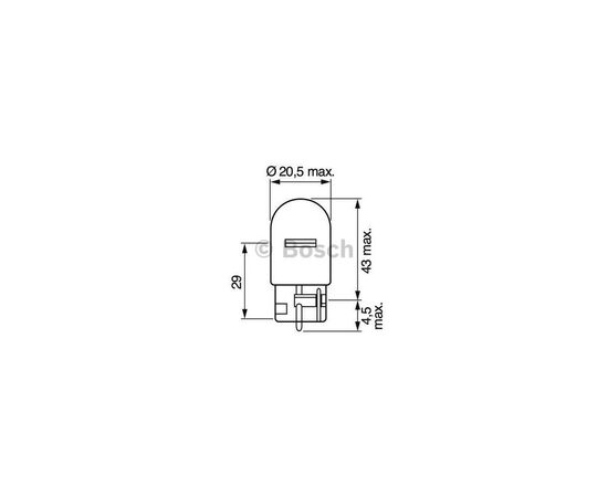Автолампа Bosch 21W (1 987 302 251), изображение 5 Автолампа Bosch 21W (1 987 302 251), изображение 5