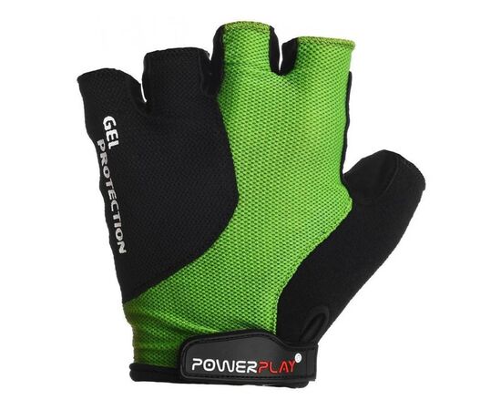 Велоперчатки PowerPlay 5028 Black/Green L (5028A_L_Green), изображение 2 Велоперчатки PowerPlay 5028 Black/Green L (5028A_L_Green), изображение 2