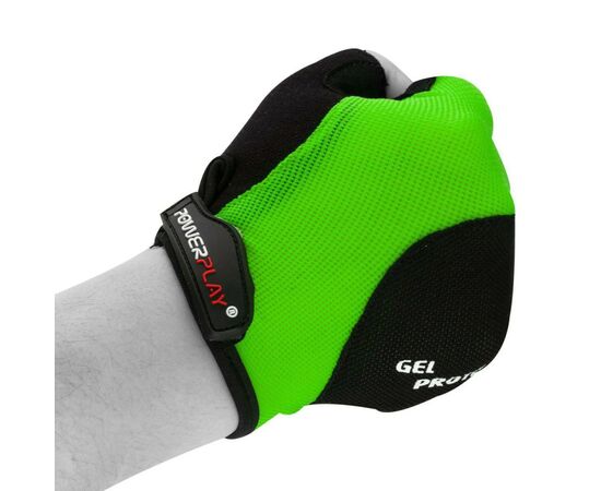 Велоперчатки PowerPlay 5028 Black/Green L (5028A_L_Green), изображение 5 Велоперчатки PowerPlay 5028 Black/Green L (5028A_L_Green), изображение 5