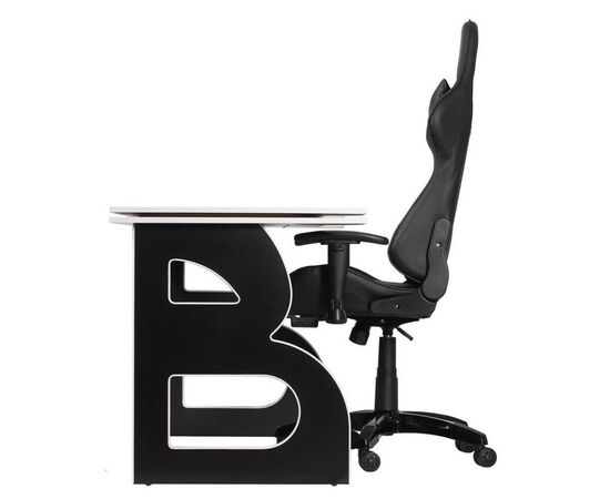 Комплект геймерской мебели Barsky Black/White (HG-06/SD-09), изображение 2 Комплект геймерской мебели Barsky Black/White (HG-06/SD-09), изображение 2