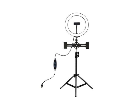 Набір блогера Puluz Ring USB LED lamp 10"+ tripod 1.1m (PKT3053B)