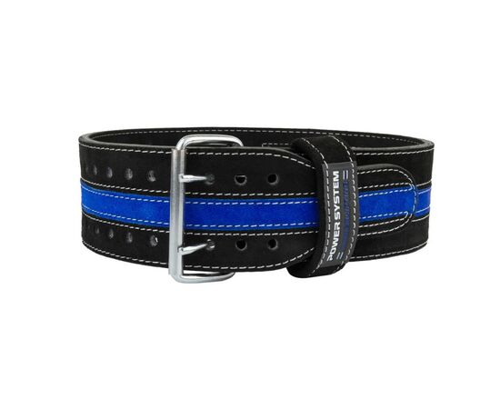 Атлетический пояс Power System Power Lifting PS-3800 Black/Blue Line M (PS-3800_M_Black_Blue), изображение 3 Атлетический пояс Power System Power Lifting PS-3800 Black/Blue Line M (PS-3800_M_Black_Blue), изображение 3