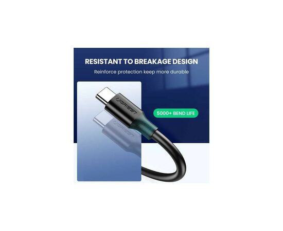 Дата кабель USB 3.0 AM to Type-C 1.0m US184 Black Ugreen (20882), изображение 5 Дата кабель USB 3.0 AM to Type-C 1.0m US184 Black Ugreen (20882), изображение 5
