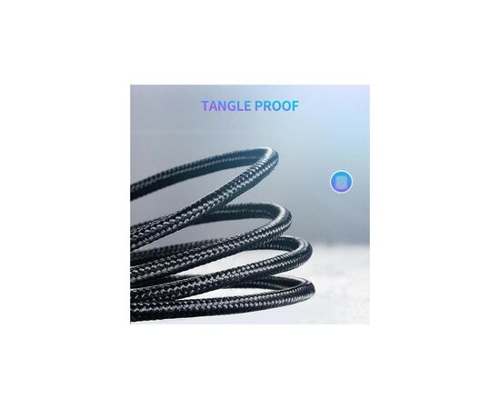 Дата кабель Type-C - Type-C 1.0m US261 3A Alum. Braid Gray\Black Ugreen (50150), изображение 7 Дата кабель Type-C - Type-C 1.0m US261 3A Alum. Braid Gray\Black Ugreen (50150), изображение 7