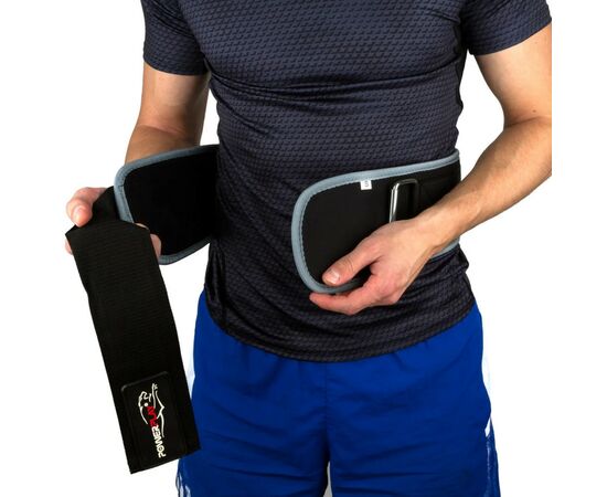 Атлетический пояс PowerPlay 5425 Grey XL (PP_5425_XL_Grey), изображение 5 Атлетический пояс PowerPlay 5425 Grey XL (PP_5425_XL_Grey), изображение 5