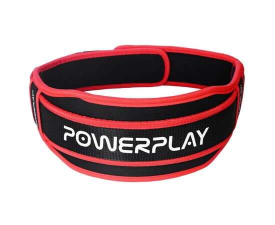 Атлетичний пояс PowerPlay 5545 Black/Red L (PP_5545_L_Red)