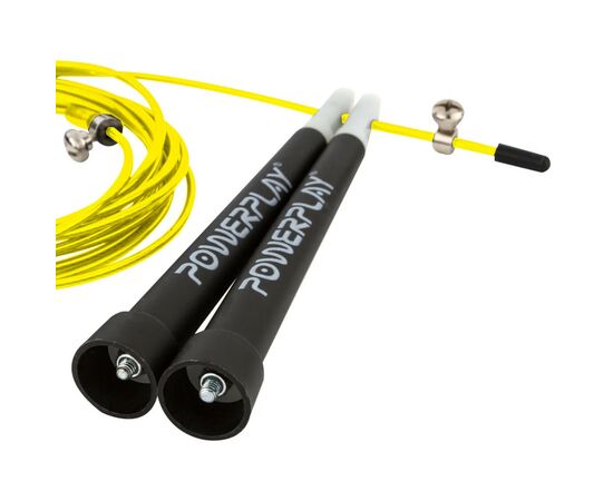 Скакалка PowerPlay Скоростная 4202 Yellow (PP_4202_Yellow), изображение 4
