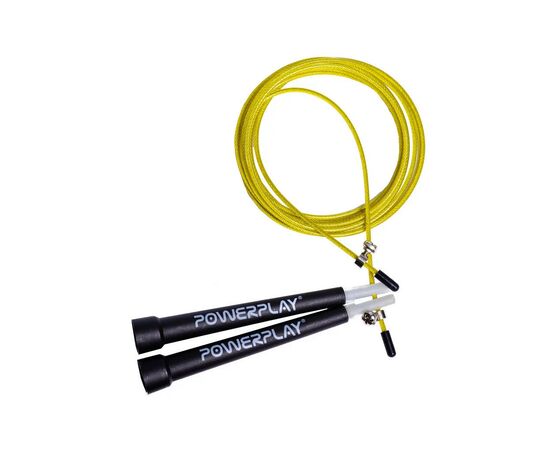 Скакалка PowerPlay Швидкісна 4202 Yellow (PP_4202_Yellow)