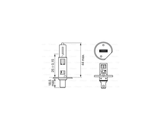 Автолампа Bosch галогенова 55W (1 987 301 076), изображение 5 Автолампа Bosch галогенова 55W (1 987 301 076), изображение 5