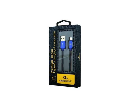 Дата кабель USB 2.0 AM to Type-C 1.0m corner Cablexpert (CC-USB2J-AMCML-1M-BL), изображение 2 Дата кабель USB 2.0 AM to Type-C 1.0m corner Cablexpert (CC-USB2J-AMCML-1M-BL), изображение 2