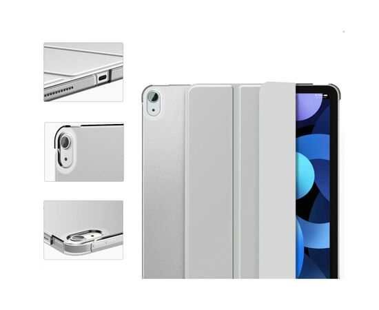 Чехол для планшета BeCover Smart Case Apple iPad Air 10.9 2020/2021 Gray (705489), изображение 3 Чехол для планшета BeCover Smart Case Apple iPad Air 10.9 2020/2021 Gray (705489), изображение 3