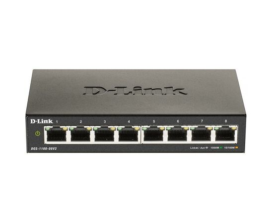 Комутатор мережевий D-Link DGS-1100-08V2