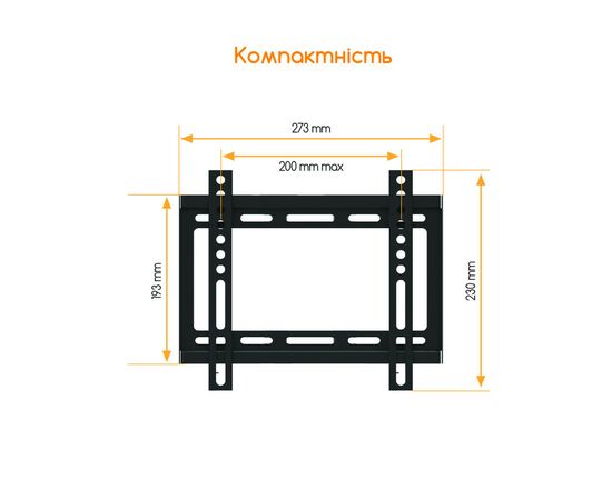 Кронштейн ACCLAB AL-FR20/F (1283126485763), изображение 4 Кронштейн ACCLAB AL-FR20/F (1283126485763), изображение 4