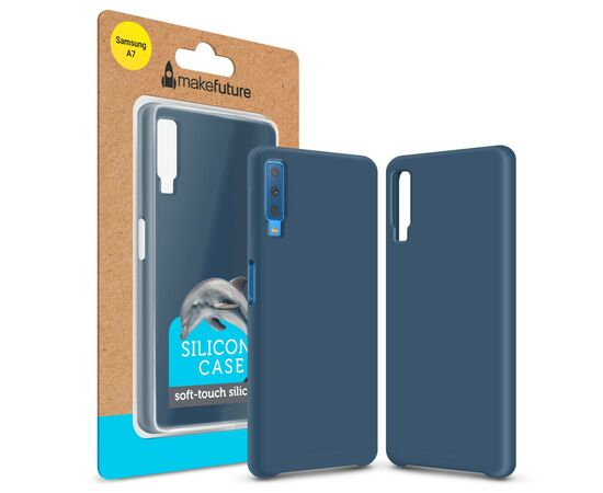 Чехол для моб. телефона MakeFuture Silicone Case Samsung A7 2018 (A750) Blue (MCS-SA750BL)