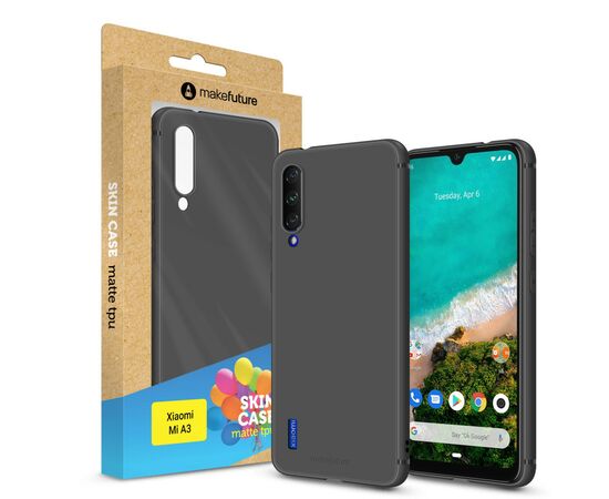 Чехол для моб. телефона MakeFuture Skin Case Xiaomi Mi A3 Black (MCK-XMA3BK)