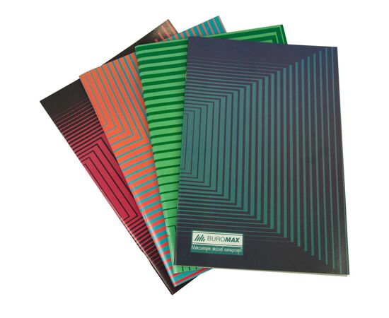 Канцелярська книга Buromax А4, 48 л., клітина, офсет, картонна обкл (BM.2426)